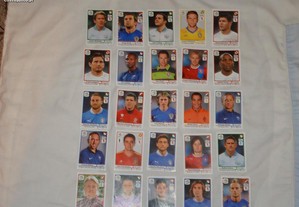 Cromos de caderneta de futebolista Uefa 2012