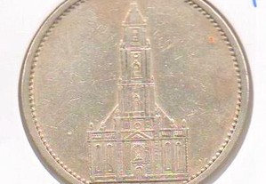 Alemanha (3º Reich) - 5 Reichsmark 1935 A - mbc+/bela prata