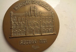 Medalha Caminhos de Ferro Estação do Rossio