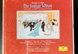 Franz Lehar: A VIÚVA ALEGRE (integral), Karajan, Stratas: CDs ópera e música clássica