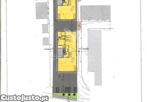 Terreno com projecto aprovado em alcobaça