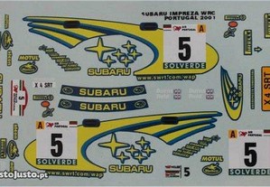 Decalque - Subaru Impreza WRC - Portugal 01- Burns