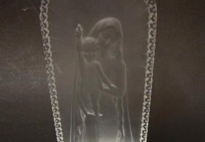Placa em Cristal Lalique