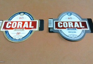 2 Rótulos novos de cerveja Nº46I p/colecionadores Madeira
