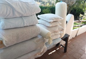 atoalhados, capas edredão,toalhas banho e mesa almofadas cobertores