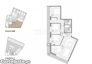 T3 Novo Trofa Premium | Piso Superior + Varanda...