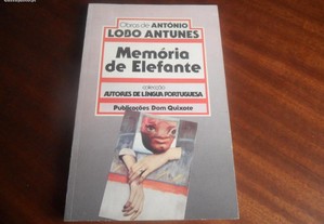 "Memória de Elefante" de António Lobo Antunes - 12ª Edição de 1986