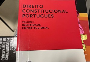livro direito constitucional português vol 1- paulo otero