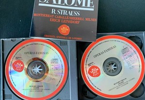 Strauss: SALOMÉ, edição clássica: Leinsdorf, Caballé, Milnes: CDs de ópera
