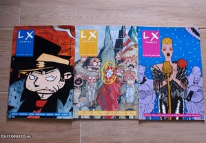 Três primeiros números da LX Comics