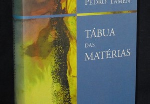 Livro Tábua das Matérias Pedro Tamen