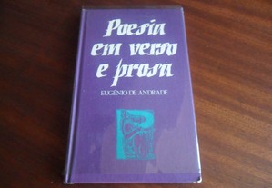 "Poesia em Verso e Prosa" de Eugénio de Andrade - Edição de 1980