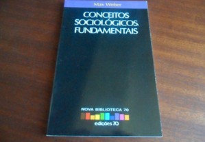 "Conceitos Sociológicos Fundamentais" de Max Weber - 1ª Edição de 1997