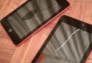 2 tablets Hp Slate Beats Audio para peças e reparo
