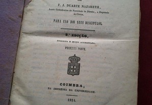 F J Duarte Nazareth-Elementos Do Processo Civil-Coimbra-1854