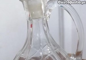 Galheta para galheteiro em vidro, antiga