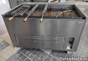 ACM1660 - Grelhador a Carvo Rotativo Grelhao - Usado