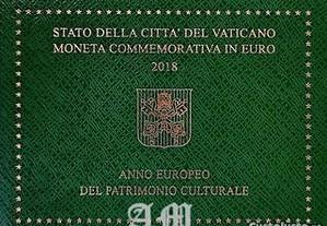VATICANO - 2 Euros - Moeda Ano Europeu do Património Cultural 2018 - AM