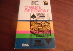 "O Valete de Espadas" de Gerardo Mello Mourão - 1ª Edição de 1976