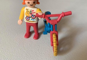 Figura Playmobil - Menina Ciclista
