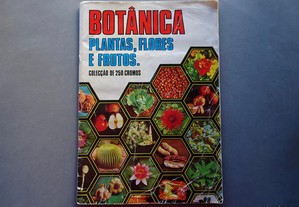 Caderneta de cromos incompleta Botânica, Plantas, Flores e Frutos