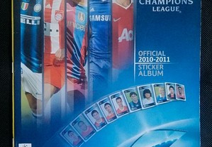 Caderneta cromos de futebol da Liga dos Campeões 2010/11 nova e vazia uma Edição Panini