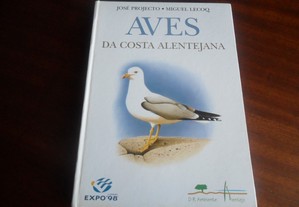 "Aves da Costa Alentejana" de José Projecto e Miguel Lecoq - 1ª Edição de 1998