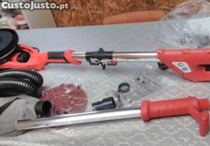 Lixadeira para drywall Velocidade varivel 800 1750 RPM, dobrvel e telescpica.auto axparente, na necessita de aspirador,
