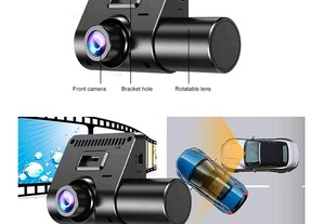 3 Câmeras, de Condução e Estacionamento 1080P  DVR Visão noturna infravermelho, IPS