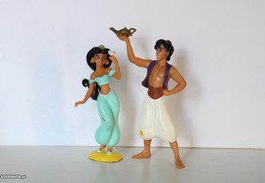 2 figurinos Alladin. Colecção Disney Bullyland
