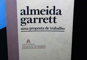 Almeida Garrett - Uma Proposta de Trabalho de Laur