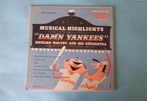 Disco vinil single Musical Highlights Damn Yankees
