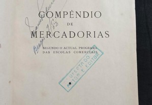 Compêndio de Mercadorias - António Pedro Mendes