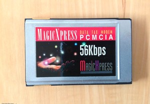 MagicXPress PCMCIA Data/Fax/Modem 56kbps C/Portes