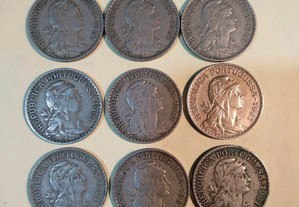 1 escudo 1961 - 14 moedas pouco circuladas