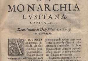 Monarquia Lusitana quinta parte livro XVI - 1650
