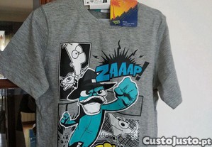 T-shirt do Phineas and Ferb tamanho 6/ 7 anos nova