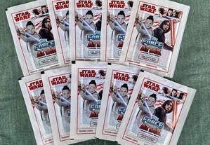 Star Wars cromos The Force Attax lote de 10 saquetas novas