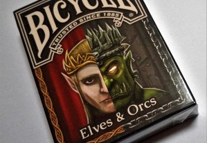 Baralho de Cartas Bicycle Elves & Orcs