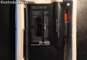 Gravador de voz Microcassette SONY