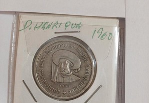V Centenário da morte do Infante D. Henrique 1 moeda de 10$00 em PRATA em MBC+ conforme as fotos