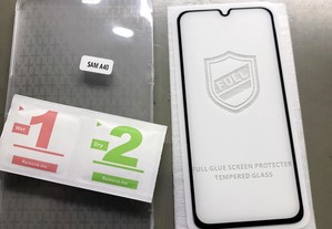 Película de vidro temperado completa Samsung A40