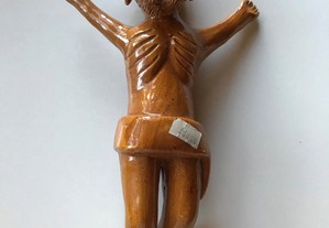 ARTESANATO 1983: "Cristo" em barro vidrado por Júlia Ramalho