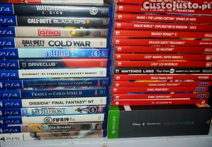 Jogos switch, playstation e xbox