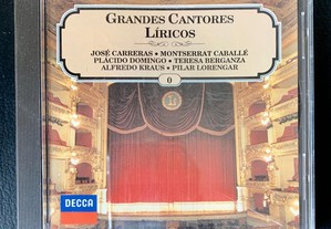 Grandes cantores líricos / Carreras, Caballé, Domingo, Berganza, Kraus / árias de ópera