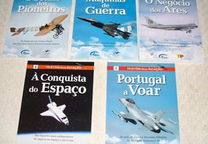 Coleção História da Aviação em 5 albuns