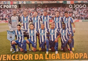 Poster FC Porto vencedor Liga Europa 2011