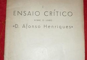 Ensaio Crítico Sobre o Livro D. Afonso Henriques