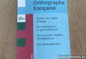 Livro escolar Orthographe Française Mémo Éditions Librio