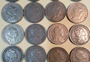 1 escudo 1966 - 17 moedas pouco circuladas